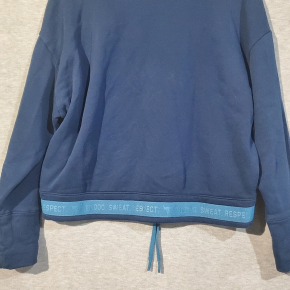 Under Armour Project Rock Sweatshirt - Navy BlueWomens Size Medium - Picture 6 of 6